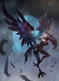 Harpy By Kafabest On Deviantart Concept Art Characters Fantasy Creatures Mythical Creatures