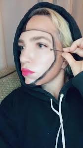 Body Painting Lines behind Couch