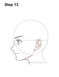 This easy step by step anime side view or manga drawing guide is designed to show you how. How To Draw A Basic Manga Boy Head Side View Step By Step Pictures How 2 Draw Manga