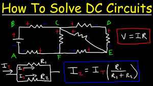 How To Solve Any Resistors In Series And Parallel Combination Circuit Pr Circuit Solving Dc Circuit