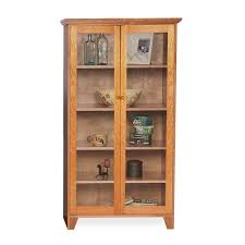 Shop our best selection of bookcases & bookshelves with doors to reflect your style and inspire your home. Custom Glass Door Shaker Bookcase Natural Cherry Walnut Oak Or Maple
