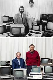 But it turns out they had long since repaired their relationship when allen died last year. Bill Gates And Paul Allen Recreate1981 Microsoft Photo Fox 2