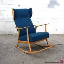 Fauteuil A Bascule Vintage Bleu Fauteuil A Bascule Chaise A Bascule Plans Rocking Chair