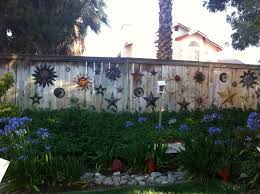 Decorate An Old Plain Fence With Stars Suns And Moons Fence Art Yard Decor My Secret Garden