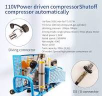 TUDIVING-4500Psi/300Bar/30Mpa Diving Air Compressor,High Pressure Diving  Compressor for Filling Diving Tank/PCP Rifle/Paintball Air Gun - 110V-60 Hz  ...