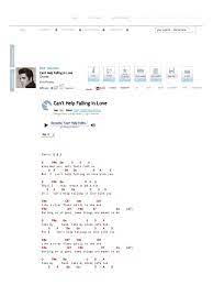 Instant chords for any song. Can T Help Falling In Love Chords Elvis Presley E Chords Entertainment General