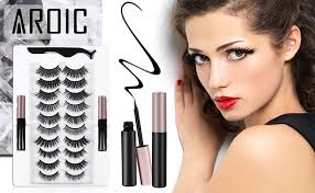 Amazon.com: AROIC 10 Kinds of 3D 5D Magnetic Eyelash Kit with Different  Density, Magnetic Eyelashes with 2 Eyelash Glue and 1 Tweezer, False  Eyelashes for Women and Girls Natural Look No Glue