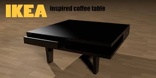 Solid birch, birch plywood, fiberboard, fiberboard, ash veneer, birch veneer, tinted clear acrylic lacquer. Ikea Inspired Coffee Table By Integritydesign On Deviantart