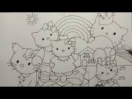 Cheap Watercolor Rm2 Easy Draw And Colour Hello Kitty Watercolor Rm2 Lukis Dan Warna Hello Kitty Youtube Hello Kitty Drawings Artwork