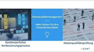 Gutes datenqualitätsmanagement kann kosten stark reduzieren und verschafft unternehmen zukunftssicherheit. Itgain Consulting