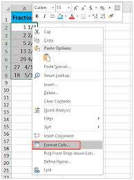 How To Convert Between Fraction And Decimal In Excel