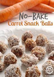 No Bake Carrot Balls Snacks Food Raw Food Recipes