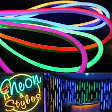 12v 24v 110v 220v High Grade Single Color Rgb Color Changing Led Neon Flexible Tube Strip For Edge Lighting Track Lighting Mhd 5050 12v24v110v 54 98
