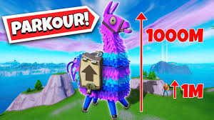 The best fortnite creative island codes! I Made Giant Llama Parkour In Fortnite Fortnite Creative Mode Youtube