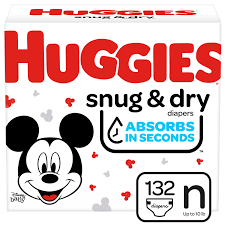 Ideas for 18 baby shower themes and custom invitations. Huggies Snug Dry Baby Diapers Size Newborn 132 Ct Walmart Com Walmart Com