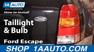 How To Replace Tail Light 01 07 Ford Escape