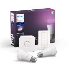 Philips hue brings smart lighting to everyday homes. Philips Hue White Color Ambiance E27 Starter Kit Kaufen Lampenwelt De