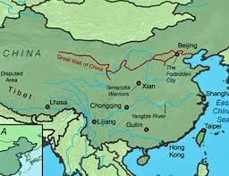 The Great Wall Of China At Simatai Great Wall Of China China Map Wall Maps