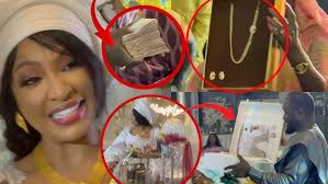 Mariage Zeyna🌹Viviane«Dina ray nit»Diamant Rouge ,10 Million,Parur or et  chariot du jamais vue..