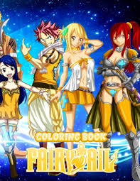 Fairy tail coloring pages coloring pages fairy tail morning kids. Amazon Com Fairy Tail Coloring Book 50 Coloring Pages Interesting Coloring Book Vivid Illustrations To Help Relieve Stress Suitable For Fans Of All Ages 9798733366999 Cervantes Fernando Books