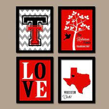 I Want This For My Home Red Raiders All The Way Texas Tech Decor Texas Tech Red Raiders Texas Tech University