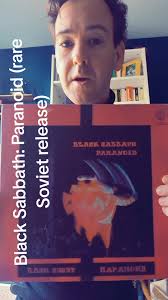 Really excited to have this USSR release of Paranoid from behind the Iron  Curtain