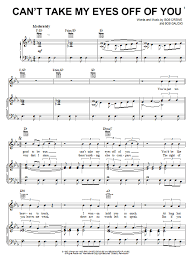 Em daa da daa da daa da da da da bm7 bm daa da daa da daa. Frankie Valli The Four Seasons Can T Take My Eyes Off Of You From Jersey Boys Sheet Music Download Pdf Score 428322