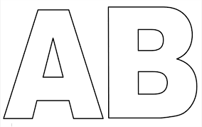 En cada letra aparecen diferentes modelos de moldes de letras que puede utilizar para sus trabajos. Moldes De Letras Grandes Para Imprimir Pdf Novocom Top