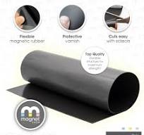 Amazon.com : Magnetic Sheet, Tape and Strips with or Without Self-Adhesive  Backing for Stickers | Die and Craft Storage | Flexible Rubber Magnet | 10  ...