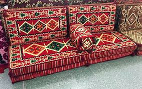Red Kilim Patterned Floor Cushion Covers From Uk Arabic Oriental Pillow Sofa Set Unbrandedhanmad Large Sofa Cushions Cushions On Sofa Patterned Floor Cushions