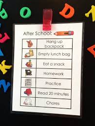 after school job chart free printable school job chart