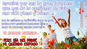 Mensajes de felicitación para el día de los padres. Imagenes De Feliz Dia Del Padre Esposo Descargar Imagenes Top Gratis