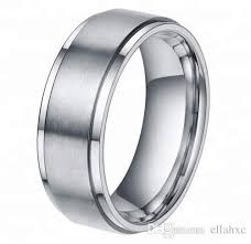 8mm Tungsten Carbide Rings Hi Tech Wedding Bands Men And Women Tungsten Ring