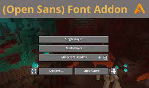 Smooth font is the successor to my mod unicode font extension. Font Addon Open Sans Minecraft Texture Pack