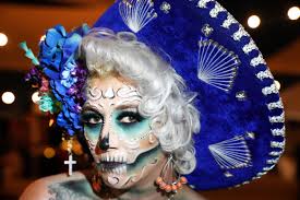 La Catrina pageant honoring Día de los Muertos