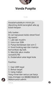 Loker tegal adalah aplikasi android yang berisi. Info Loker Tegal Posts Facebook