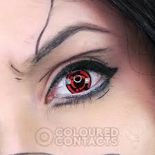 Of course some characteristics remain consistant across every wielder — such as the colors black and red, along with all wielders eyes resembling variations of pinwheels. Sharingan Contacts Cheap Rinnegan Naruto Mangekyou Lenses