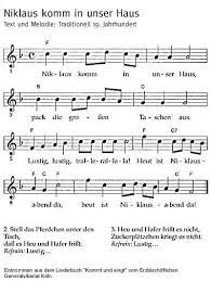 Nikolaus komm in unser haus. Lieder Samichlaus Wetzikon