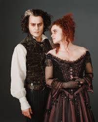 Sweeney Todd And Mrs Lovett Johnny Depp And Helena Bonham Carter Tim Burton Johnny Depp Sweeney Todd Sweeney Todd Costume