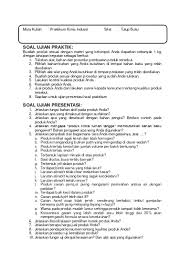 Karena krisis ekonomi, perusahaan a harus mengurangi 4 karyawan dari jumlah total perusahaan tersebut.… jawaban1. Teknik Industri Soal Uas Material Teknik