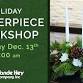 Holiday Centerpiece Workshop event in Appleton, WI
