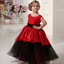 Black 12 Year Old Dresses Formal Vestido De Bola De Las Muchachas De Flor Vestidos Para La Boda Vestido Rojo De La Muchacha De Cumpleanos Vesti Red Flower Girl Dresses Girls Dresses Kids Dress