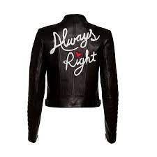Alice Olivia Gamma Always Right Leather Jacket 1 498 070 Lbp Liked On Polyvore F Embroidered Leather Jacket Collarless Leather Jacket Real Leather Jacket