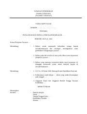 Contoh sk sekolah 02 okt, 2020 posting komentar mengingat saat ini tugas operator sekolah kian bertambah berat. Surat Keputusan Ketua Yayasan Madrasah Islamiyah Kota Tanjungpinang Provinsi Course Hero