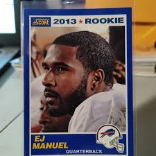 2013 Score EJ Manuel RC (blue) · Whatnot: Shop, Sell, Connect