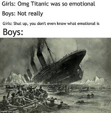 the actual titanic sinking : memes