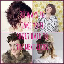 Your first cut doesn't have to be perfect, as you are simply removing the extra hair off the bottom. 20 Ways To Take Your Short Hair To The Next Level