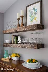 Champagne glasses and flutes unique designs 27 photo gallery. Dining Room Storage With Floating Shelves Dining Room Storage Dining Room Walls Dining Room Inspiration