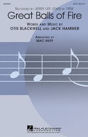 Great Balls of Fire (Sheet Music) Choral (8720281) by Hal Leonard