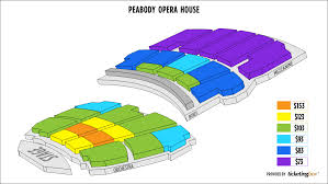 Peabody Opera Houseseating Chart